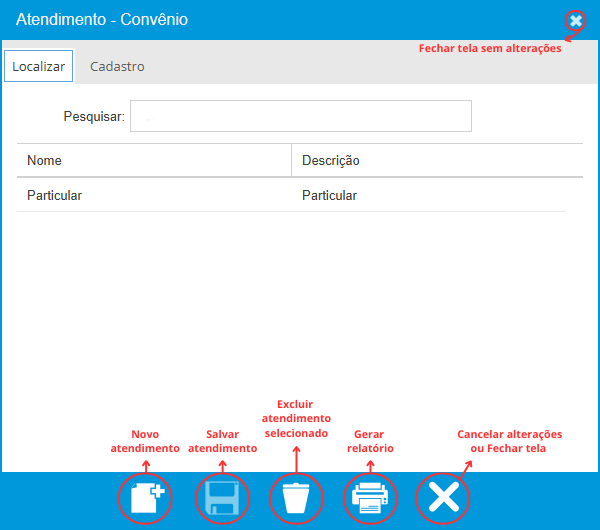 Lista de Atendimentos