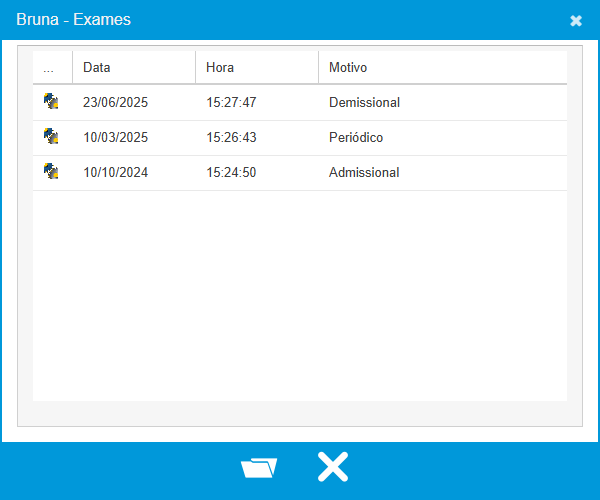 Lista de Imitanciometrias para Comparação