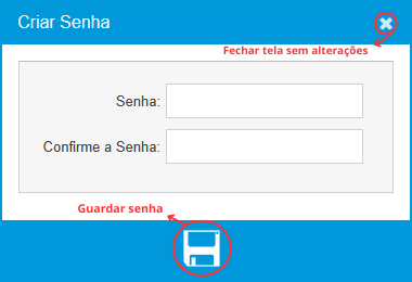 Senha do Usuário Interno