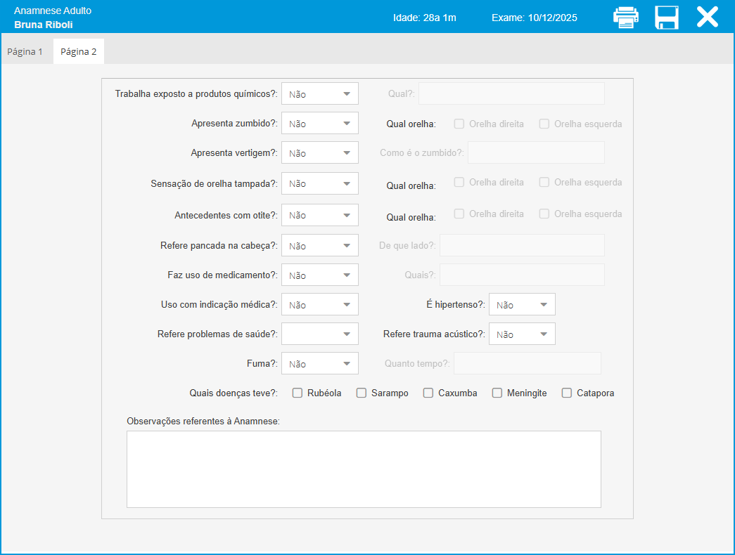 Página 2 Anamnese Adulto