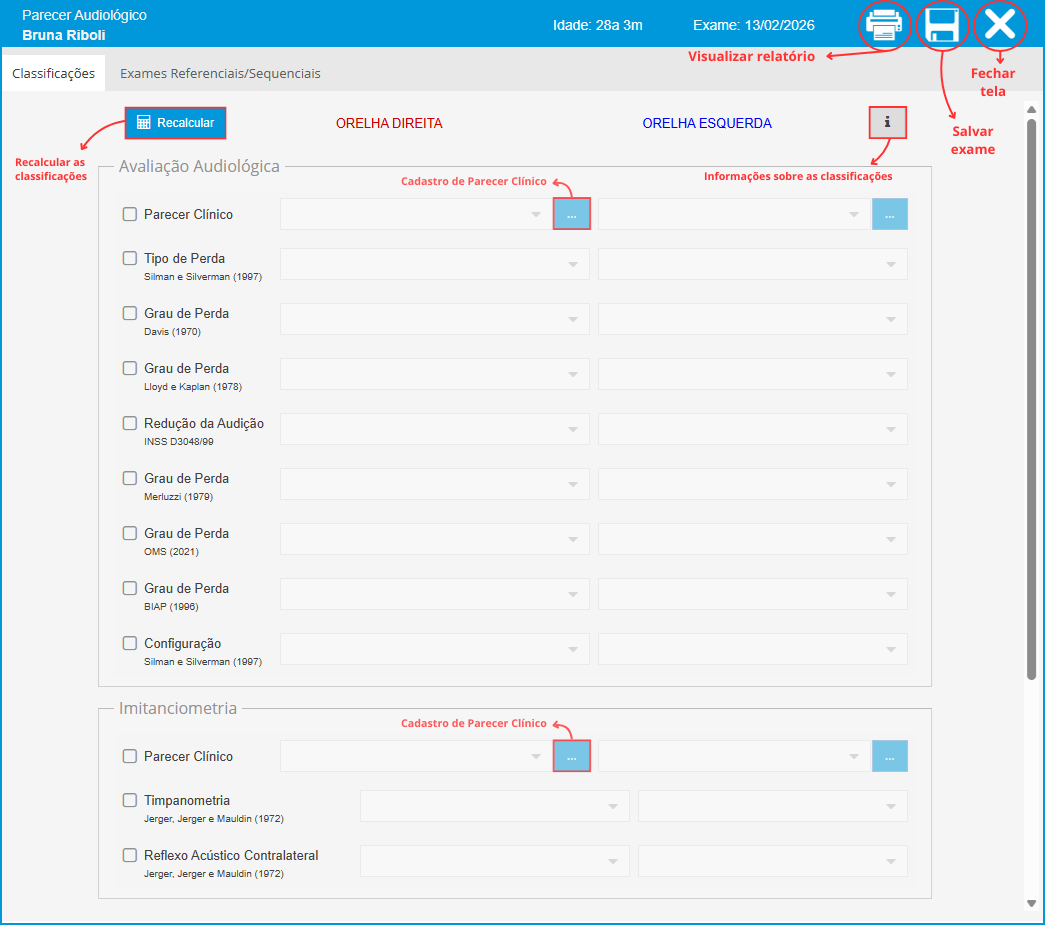 Parecer Audiológico Ocupacional