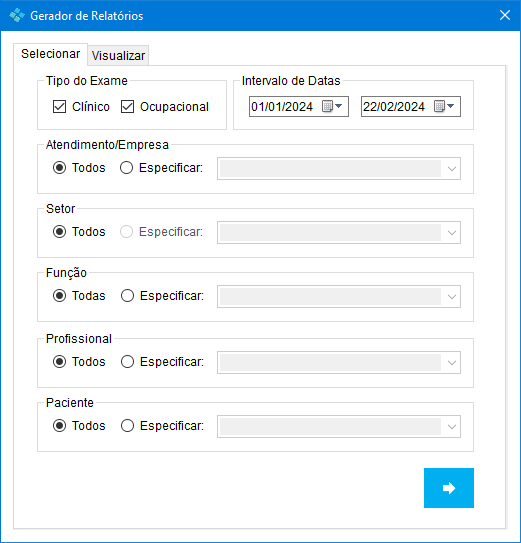 Selecionar Banco de Dados