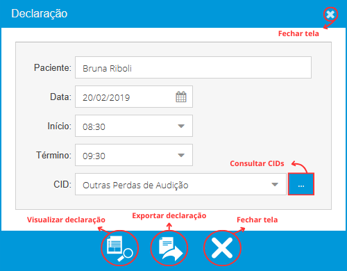 Declaração/Atestado